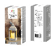 Декоративный фонарь со свечкой, белый корпус, размер 10,5х10,5х22,35 см, цвет ТЕПЛЫЙ БЕЛЫЙ 513-054