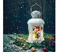 Декоративный фонарь с шариками 12х12х20,6 см, белый корпус, теплый белый цвет свечения NEON-NIGHT 513-062