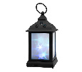 Декоративный фонарь 11х11х22,5 см, черный корпус, цвет свечения RGB с эффектом мерцания NEON-NIGHT 513-064