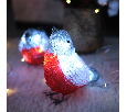 Акриловая светодиодная фигура Семья снегирей 16х9х13 см, 40 LED, IP20, 3хАА NEON-NIGHT 513-346