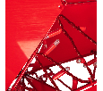 Светодиодная фигура Звезда 100 см, 200 светодиодов, с трубой и подвесом, цвет свечения красный NEON-NIGHT 514-274