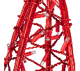 Светодиодная фигура Звезда 80 см, 160 светодиодов, с трубой и подвесом, цвет свечения красный NEON-NIGHT 514-276