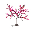 Светодиодное дерево Сакура, высота 1,5м, диаметр кроны 1,8м, розовые светодиоды, IP65, понижающий трансформатор в комплекте NEON-NIGHT 531-108