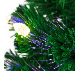 Новогодняя Ель с шишками 150 см фибро-оптика ТЕПЛЫЙ БЕЛЫЙ цвет 533-216