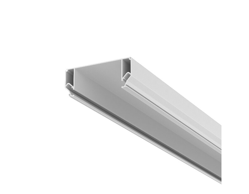 Алюминиевый профиль ниши скрытого монтажа в натяжной потолок 99x140 Technical ALM-9940-SC-W-2M