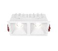 Встраиваемый светильник Alfa LED 4000K 2x10Вт 36° Dim Triac Technical DL043-02-10W4K-D-SQ-W