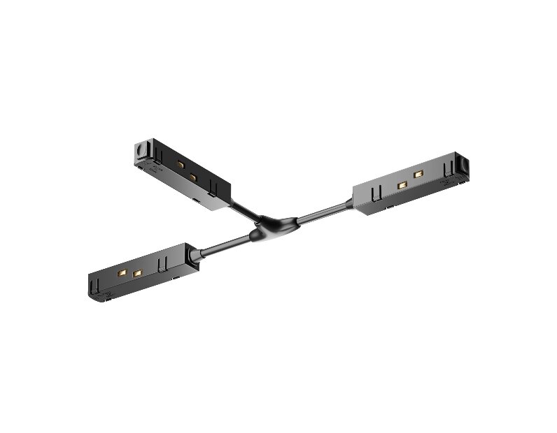 Коннектор питания Т-образный Gravity черный Technical TRA004CWT-22B