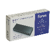 Выключатель беспроводной FERON TM84 SMART одноклавишный  на 2 направления, стекло, черный 48878
