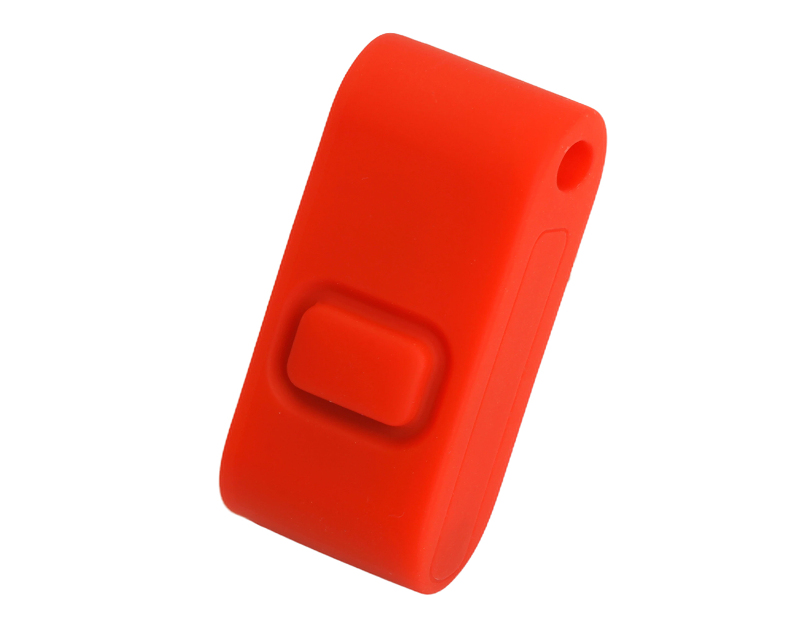 Выключатель беспроводной FERON TM85 SMART одноклавишный  soft-touch, красный 48880