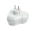 Разветвитель сетевой 3-местный с/з STEKKER ADP16-23-21, 250V, 16A, ABS пластик, белый 49165