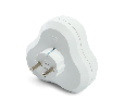 Разветвитель сетевой 3-местный с/з STEKKER ADP16-23-21, 250V, 16A, ABS пластик, белый 49165