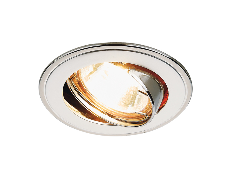 Встраиваемый точечный светильник MR16 с поворотным механизмом Ambrella Light 104A PS/N