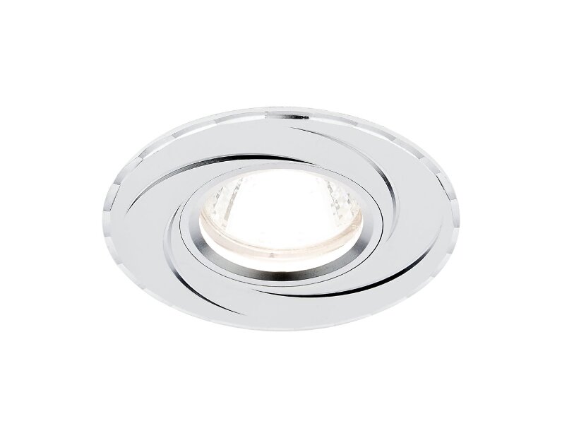 Круглый встраиваемый точечный светильник MR16 Ambrella Light A506 W