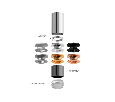 Корпус светильника накладной для насадок D60mm Ambrella Light C6324