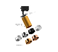 Корпус светильника накладной для насадок D60mm Ambrella Light C6327