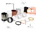 Корпус светильника накладной для насадок D60mm Ambrella Light C6356