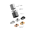 Корпус светильника накладной для насадок D70mm Ambrella Light C7403