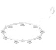 Корпус светильника Techno Ring подвесной для насадок D85 Ambrella Light C9241