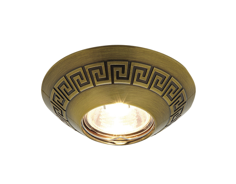 Металлический встраиваемый точечный светильник MR16 Ambrella Light D1158 SB