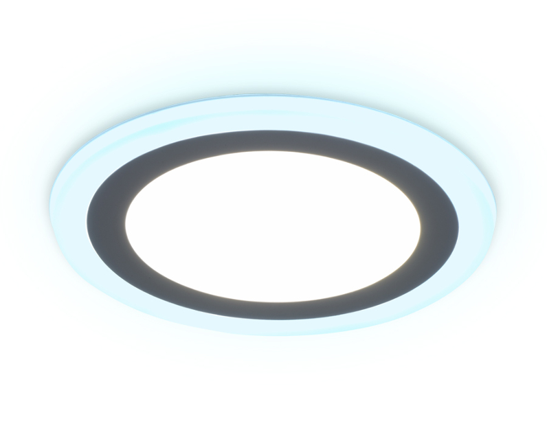 Встраиваемый cветодиодный светильник с подсветкой Ambrella Light DCR368