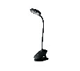 Светодиодная настольная лампа с прищепкой, гибкой ножкой и аккумуляторной батареей Ambrella Light DE703
