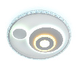 Потолочный светодиодный светильник с пультом Ambrella Light FA244