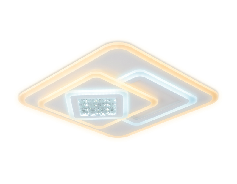 Потолочный светодиодный светильник с хрусталем Ambrella Light FA255
