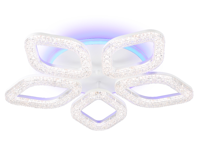 Потолочный светодиодный светильник с RGB подсветкой и пультом Ambrella Light FA3925