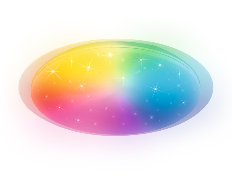 Светодиодный светильник c подсветкой RGB Ambrella Light FF480