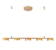 Подвесной светодиодный светильник Ambrella Light FL51735