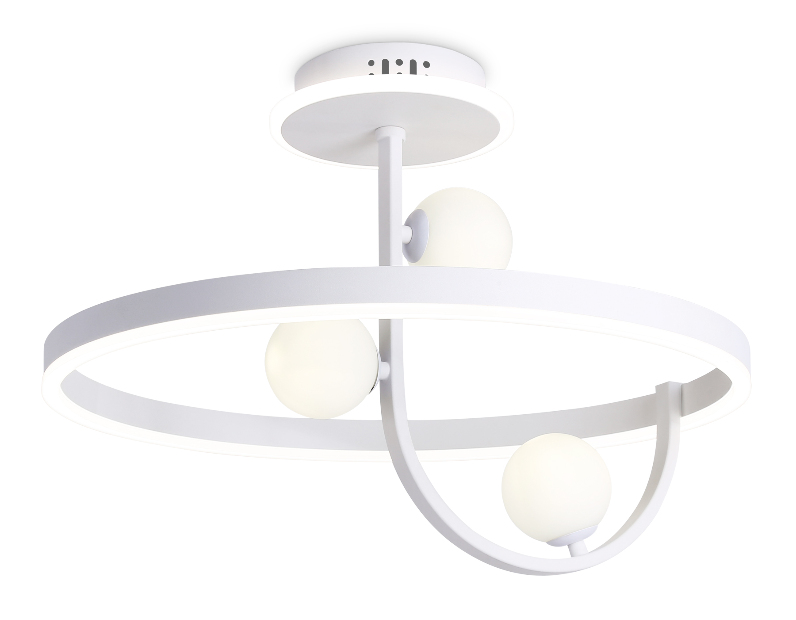 Потолочный светодиодный светильник со сменной лампой и пультом управления Ambrella Light FL66261