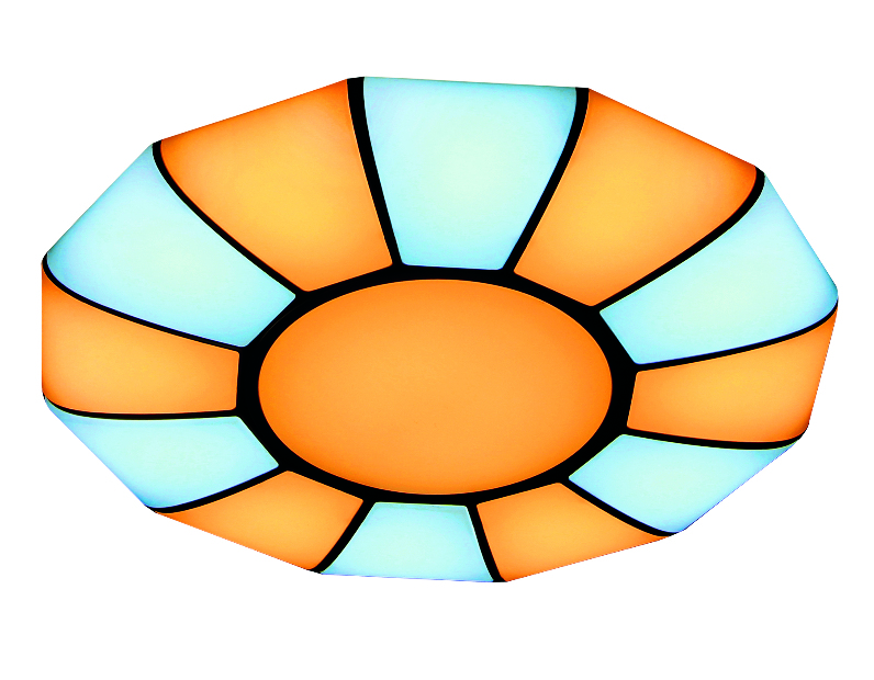 Подвесной светодиодный светильник с пультом Ambrella Light FP2313L WH 114W D480