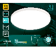 Потолочный светодиодный светильник с высокой степенью защиты IP54 Ambrella Light FZ1201