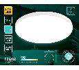 Потолочный светодиодный светильник с высокой степенью защиты IP54 Ambrella Light FZ1202