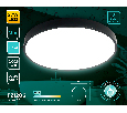 Потолочный светодиодный светильник с высокой степенью защиты IP54 Ambrella Light FZ1206