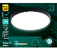 Потолочный светодиодный светильник с высокой степенью защиты IP54 Ambrella Light FZ1207