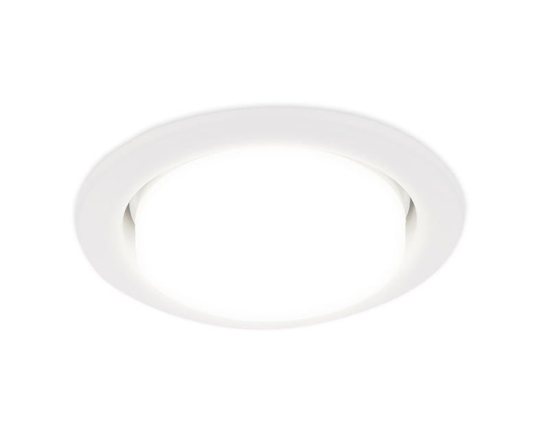 Встраиваемый точечный светильник GX53 Ambrella Light G101 W