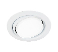 Встраиваемый потолочный точечный светильник GX53 Ambrella Light G103 WH
