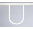 Светильник светодиодный трековый гибкий для шинопровода Magnetic Ambrella Light GL4302