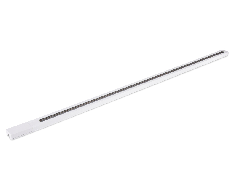 Трековый шинопровод однофазный 1м, с сетевым вводом и заглушкой Ambrella Light GL7001