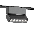 Светильник светодиодный трековый для шинопровода Magnetic Ultra Slim Ambrella Light GV1469