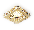 Встраиваемый точечный светильник MR16 с хрусталем Ambrella Light K110 CL/G