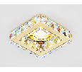 Встраиваемый точечный светильник MR16 с хрусталем Ambrella Light K110 PR/G