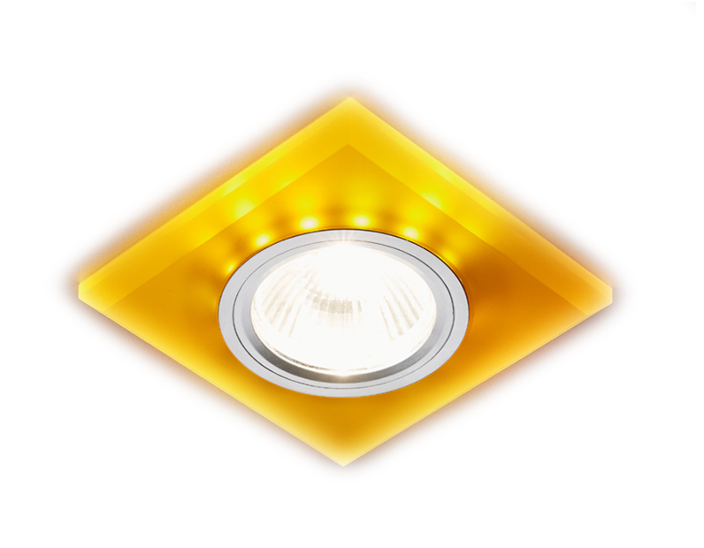 Встраиваемый точечный светильник MR16 со светодиодной подсветкой Ambrella Light S215 WH/CH/YL