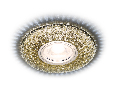 Встраиваемый точечный светильник MR16 с LED подсветкой Ambrella Light S333 CF/CLD