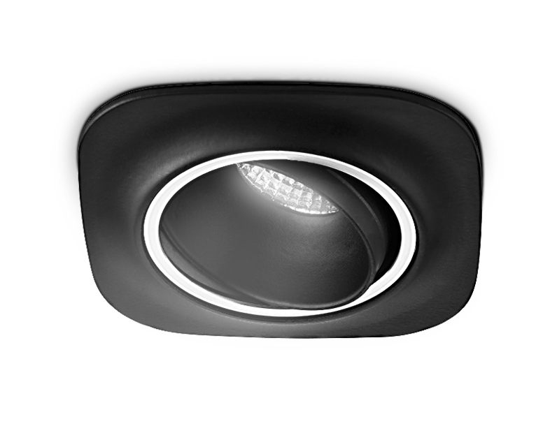 Встраиваемый точечный светодиодный светильник Ambrella Light S511 BK