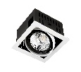 Карданный встраиваемый светодиодный светильник Ambrella Light T811 BK/CH 12W 4200K
