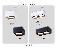 Накладной точечный светильник GX53 Ambrella Light TN70866