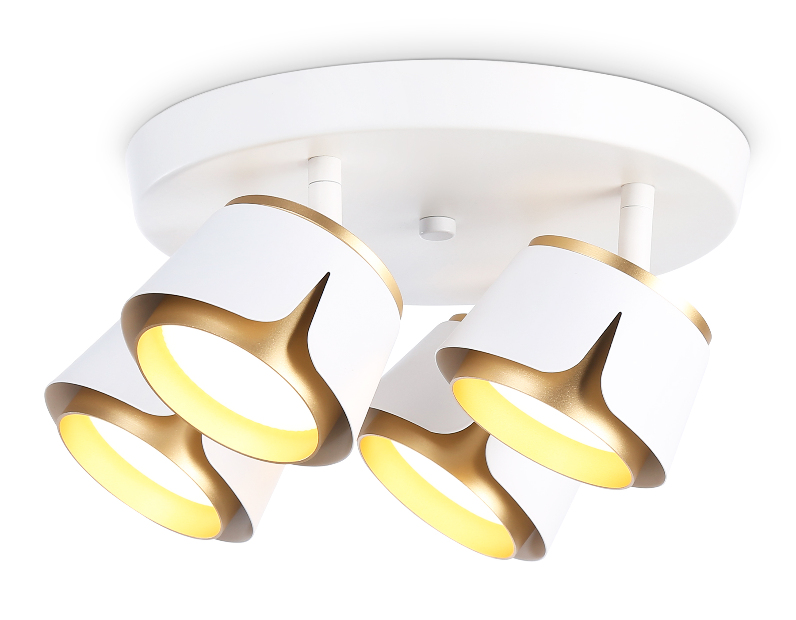 Настенно-потолочный поворотный спот со сменной лампой GX53 Ambrella Light TN71241