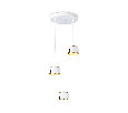 Подвесной светильник со сменной лампой GX53 Ambrella Light TN71249